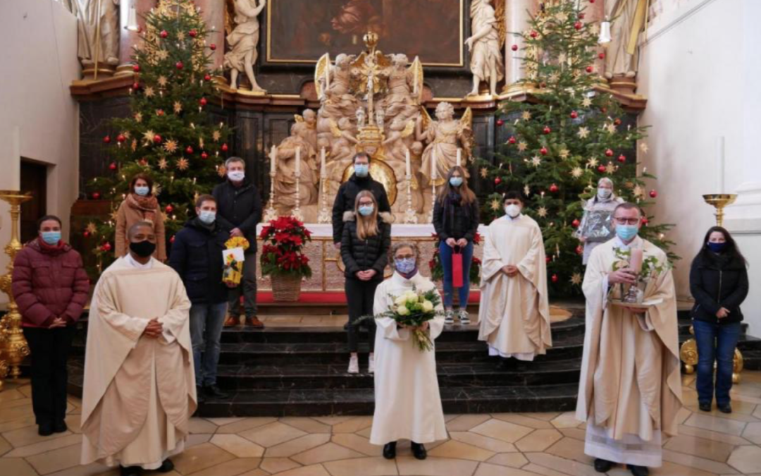 Geburtstagsständchen von der Basilika-Orgel für Gertrud Hankl
