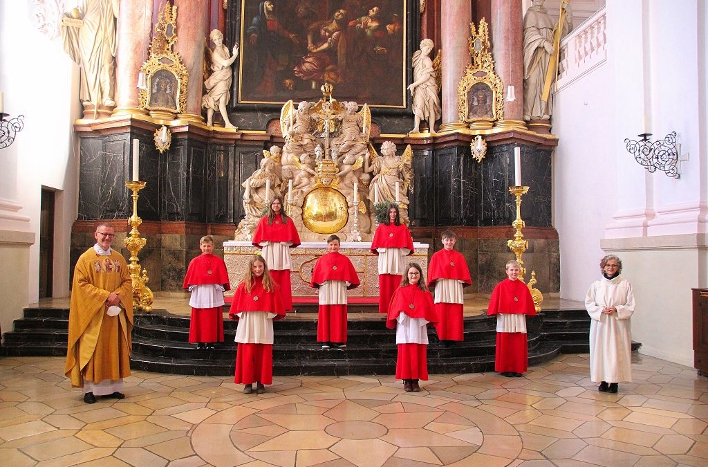 Sieben neue Ministranten in Waldsassen