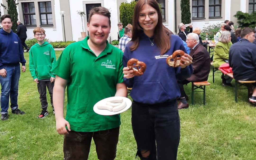 Impressionen des Weißwurst-Frühstückes für Ministranten