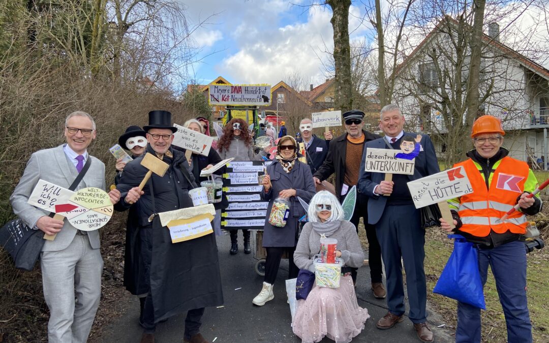 Faschingszug Münchenreuth – Jugendheim unter dem Hammer