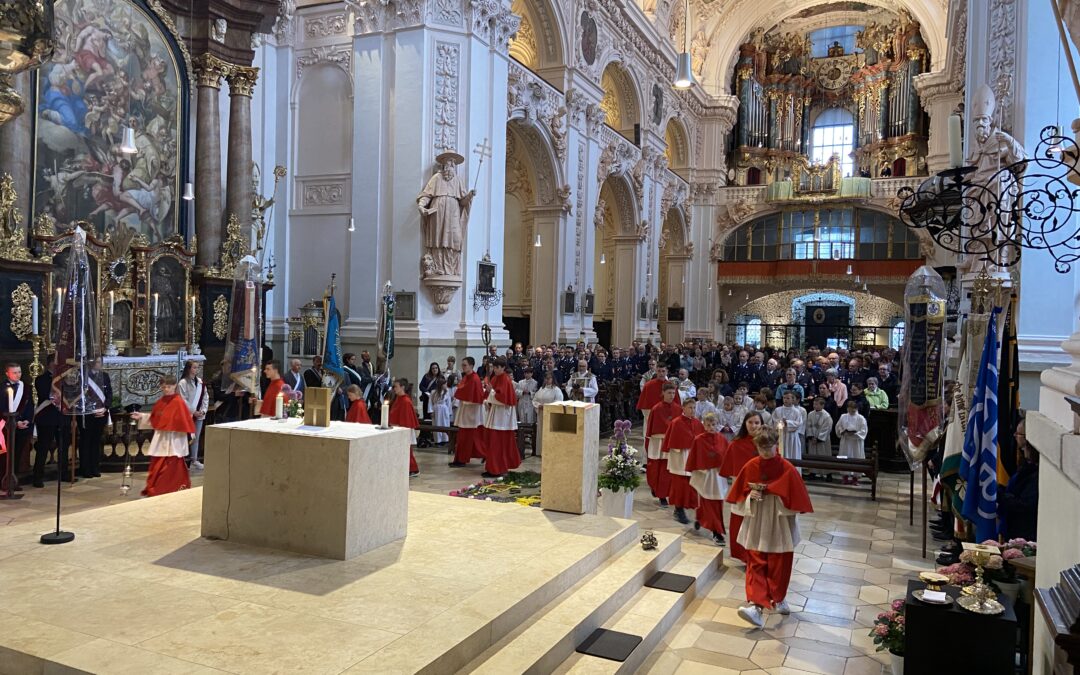 Fronleichnamsprozession in der Basilika