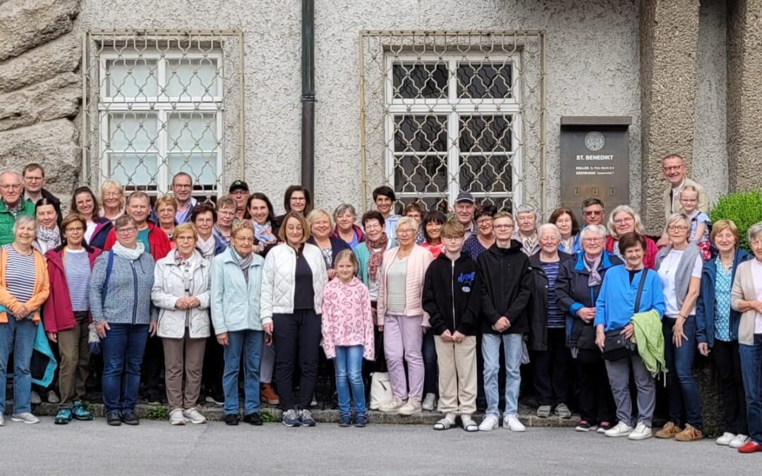 Pfarrwallfahrt 2024 nach  Salzburg  „Auf den Spuren des Hl. Wolfgang  und  Begegnung mit P. Otto Grillmeier OSB“