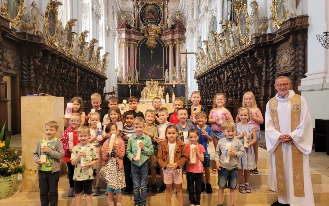 Tauferinnerungsfeiern der Vorschulkinder der Waldsassener Kinderhäuser