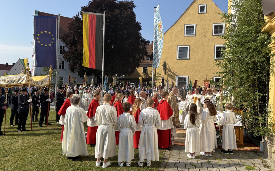 Prozession zu Fronleichnam in Waldsassen