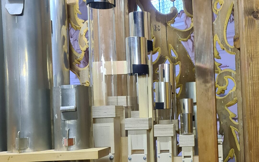 Basilikaorgel mit neuem Glaspfeifenregister
