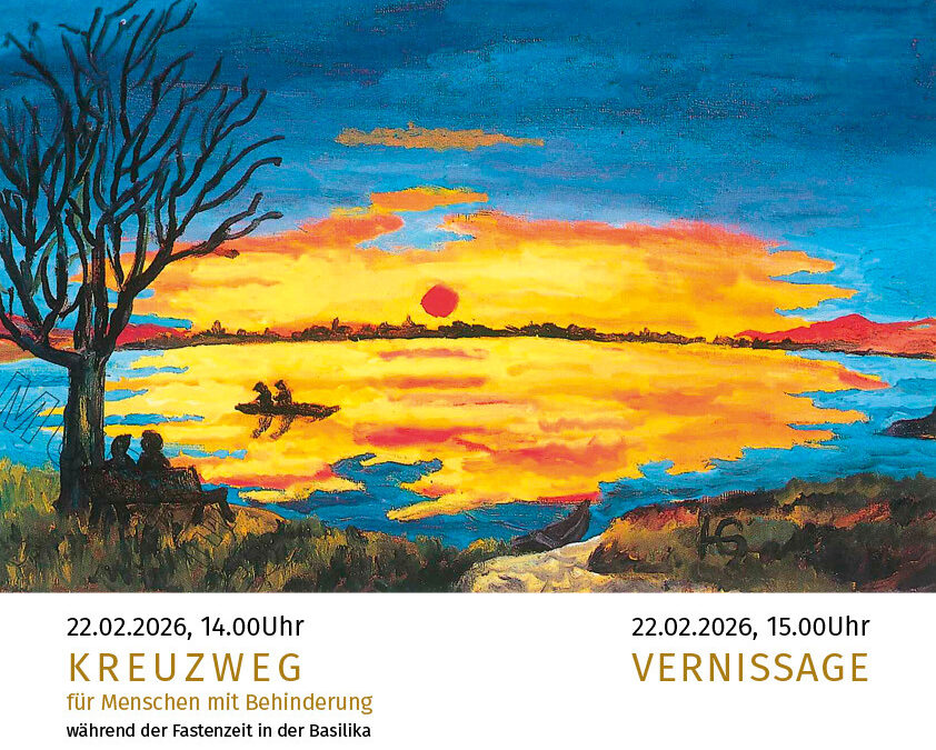 Bewegender Kreuzweg in der Basilika und Vernissage im Kunsthaus Waldsassen