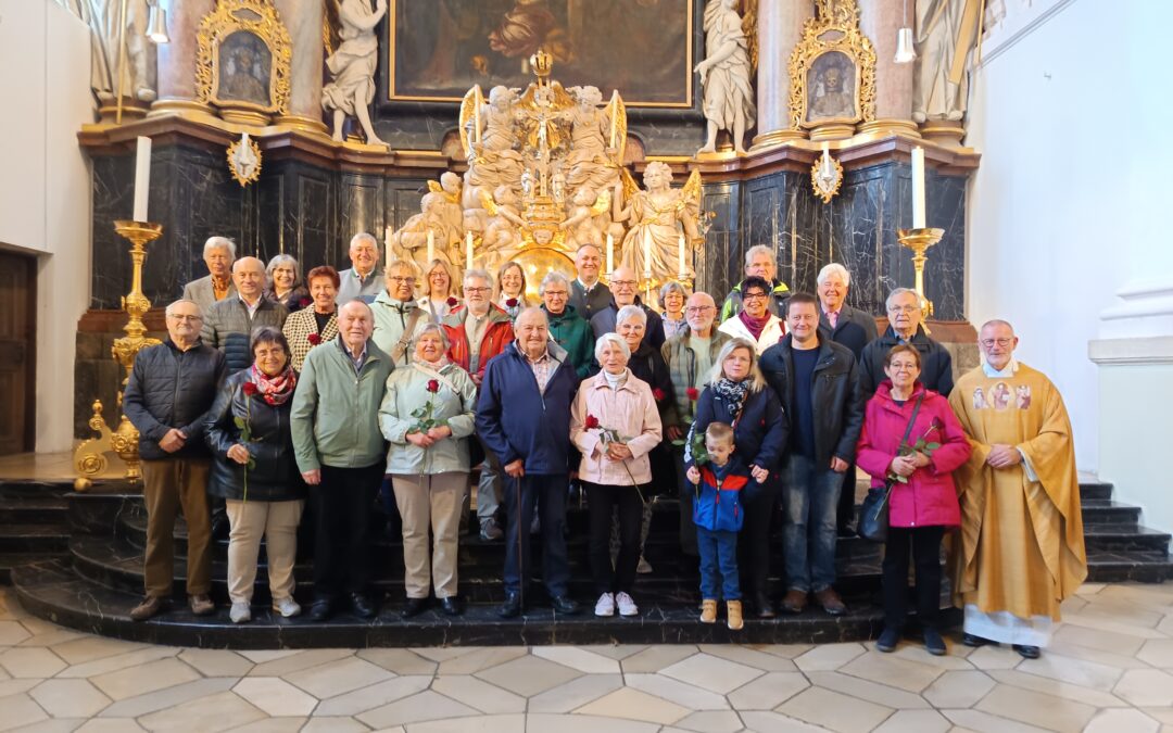 Ehejubiläumsfeier in der Basilika am Kirchweih-Sonntag